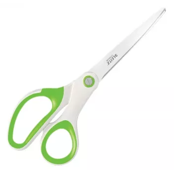 Leitz WOW Titanium Büroschere 205 mm, dospělí, rovný střih, jednotlivě, zelená, bílá, nerezová ocel, kancelářské nůžky