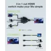 Techly IDATA HDMI-3F8K video přepínač
