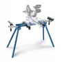Stojan na pokosovou pilu Scheppach UMF1550, kovový 4nožkový stojan, max. nosnost 150 kg, max. délka 194,5 cm, rozměry 950×540×810 mm, černý