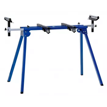 Stojan na pokosovou pilu Scheppach UMF1550, kovový 4nožkový stojan, max. nosnost 150 kg, max. délka 194,5 cm, rozměry 950×540×810 mm, černý