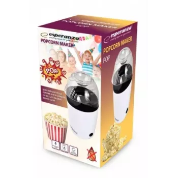 Přístroj na popcorn Esperanza EKP006 černobílý
