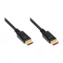 Propojovací kabel DisplayPort 1.4, 8K / UHD-2 @60Hz, pozlacené kontakty, CU, černý, 5m, Good Connections® (4814-050S)