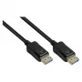 Kabel DisplayPort 2.0, 54 Gbit/s, UHBR 13.5, 4K @240Hz / 8K @60Hz, měděný vodič, černý, 2 m, Good C (DP20-020)