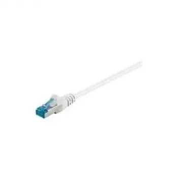 Wentronic Goobay CAT 6a patch kabel, S/FTP (PiMF), bílý, 3 m – LSZH bez halogenů, měď (93790)