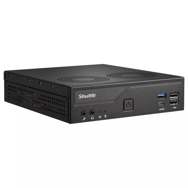 Barebone Shuttle slim DH610V2 Intel/DDR5/černý - Barebone - Intel Socket 1700 (Core i)