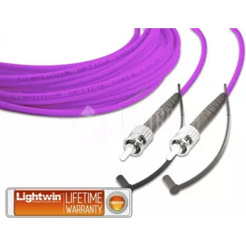 Lightwin High Quality Simplex LWL patch kabel, MM OM4, ST - ST LWL patch kabel (LSP-50 ST-ST 5.0 OM4)