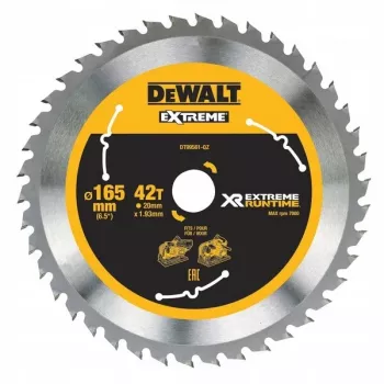 DeWALT DT99561-QZ kotoučový pilový kotouč 16,5 cm 1 ks