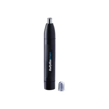 Precizní trimmer BABYLISS E652E na uši a nos, černý, AA baterie