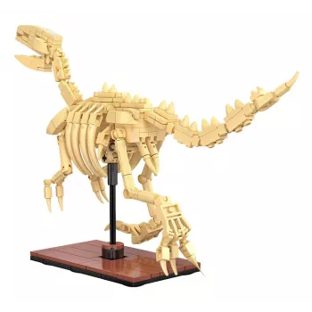 Stavebnice Jamara CaDA dinosauří fosilie Stegosaurus — 297 dílků, věk 8+, béžová/hnědá