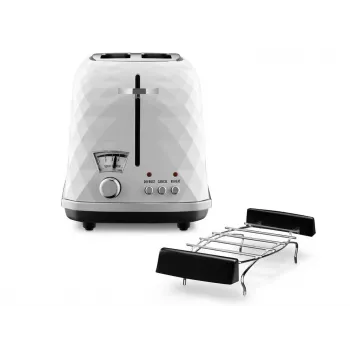 De’Longhi CTJ 2103.W topinkovač 2 plátky 900 W černý, bílý