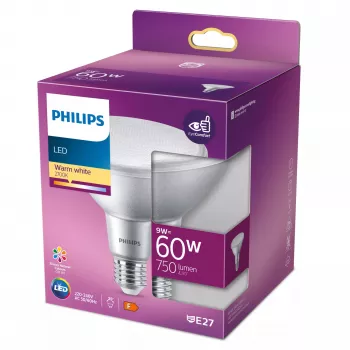 Reflektorová žárovka Philips PAR38 9W (odpovídá 60W) E27 750 lm 2700K CRI90 25°
