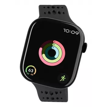 Decoded Silicone Ares O Band - Silicone Band for Apple Watch 40/42 mm (black)