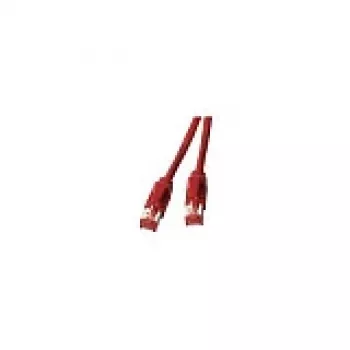 EFB RJ45 patch kabel Cat.6A S/FTP LSZH Draka UC900 TM21 červený 7,5m