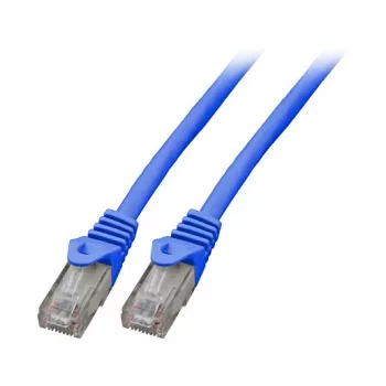 EFB RJ45 patch kabel Cat.5e U/UTP LSZH CCA AWG24/7 modrý 30 m