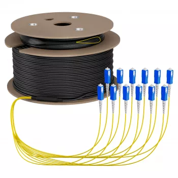 EFB Trunk kabel U-DQ(ZN)BH OS2 12E (1x12) SC-SC 120m Dca LSZH G657A1