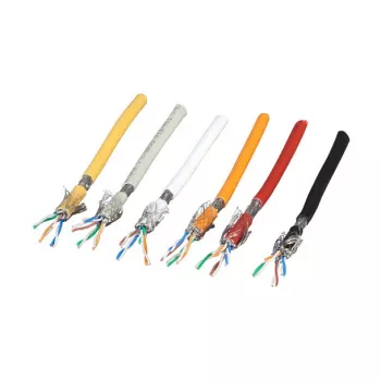 EFB instalační kabel Cat.7, S/FTP, LSZH, modrý, 100m kruh