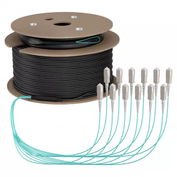 EFB trunk kabel U-DQ(ZN)BH OM3 12G (1x12) SC-SC 60 m Dca LSZH