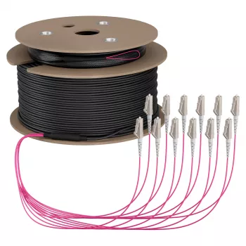 EFB Trunk kabel U-DQ(ZN)BH OM4 12G (1x12) LC-LC 180m Dca LSZH