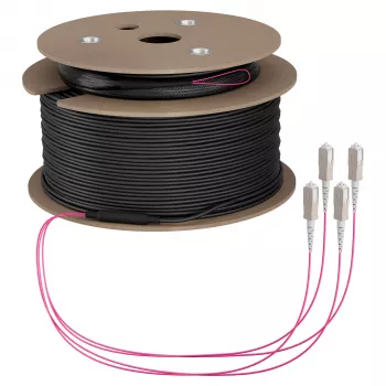 EFB Trunk kabel U-DQ(ZN)BH OM4 4G (1x4) SC-SC 120m Dca LSZH