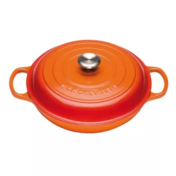 Le Creuset kulatý hrnec 30 cm červený