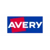 Vánoční samolepky AVERY Zweckform Frohe Weihnachten, černá, 600 etiket