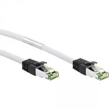 Goobay 55129 CAT 8.1 patch kabel, S/FTP (PiMF), LSZH bez halogenů, měď AWG 24, 10 m, bílý