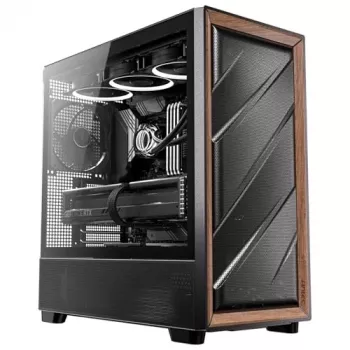 Antec 0-761345-10133-2 počítačová skříň MIDI Tower černá dřevo