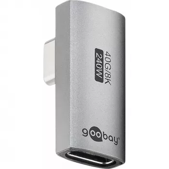 USB-C™ adaptér Goobay 74443 vertikální 90° otočený, USB4™ | Goobay