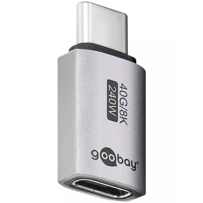 Goobay USB-C adaptér straight USB4 - samec > samice (74447)