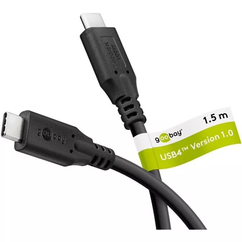 Goobay 74192 USB kabel černý