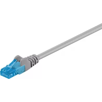 Wentronic Goobay - patch kabel - RJ-45 (M) na RJ-45 (M) - 5 m - UTP - CAT 6a - bez halogenů, Snagless, lankový - šedý (55423)