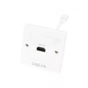 HDMI zásuvka LogiLink AH0014, 1 port, bílá