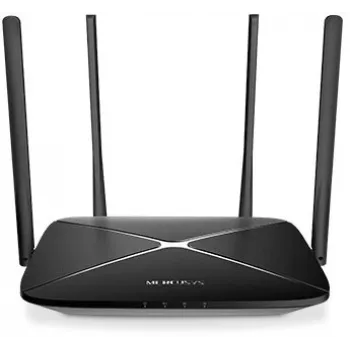 Router Mercusys AC12G, dvoupásmový Gigabit Wi-Fi 5, černý