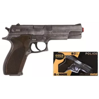 Gonher 45/1 metal police gun toy