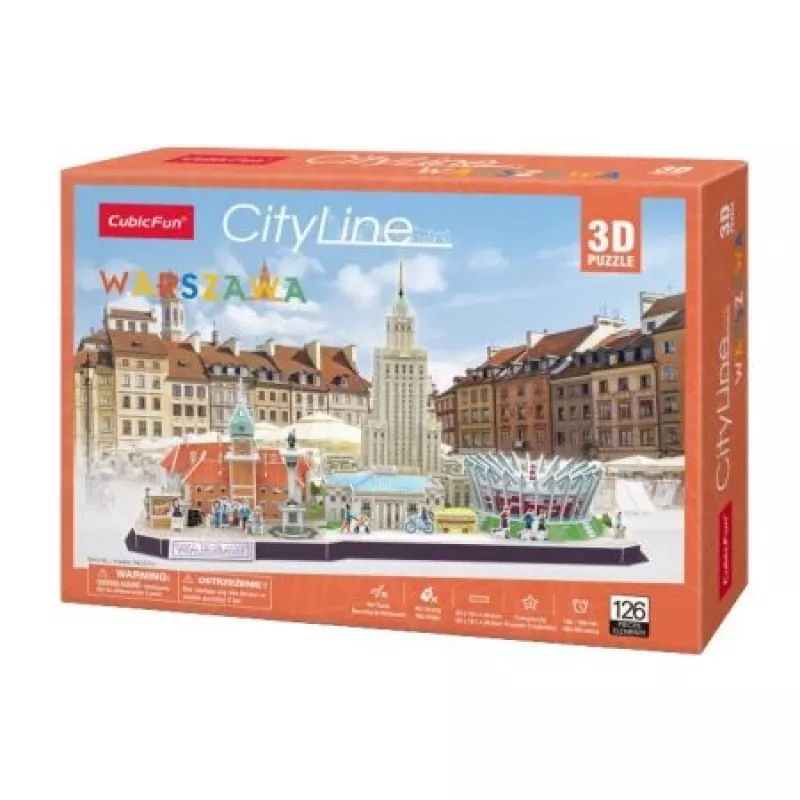 3D puzzle – Cityline Varšava