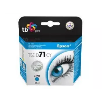 Náplň TB kompatibilní s Epson T0712 azurová