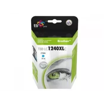 TB kompatibilní inkoustová kazeta pro Brother LC1240XL, azurová (TBB-LC1240XLC)