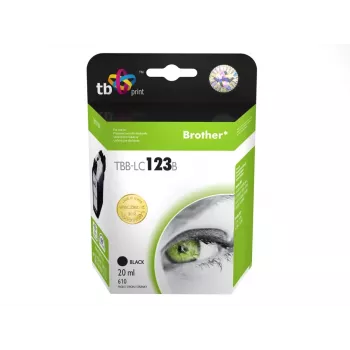 Náplň do tiskárny kompatibilní s Brother LC123BK 100% nová