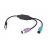 Adaptér 2xPS2->USB myš + klávesnice