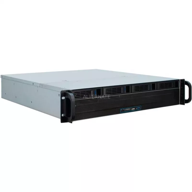 Serverová skříň Inter-Tech 2U 2404L rack černá, šedá