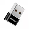 Adaptér Baseus USB samec na Type-C samice konvertor černý