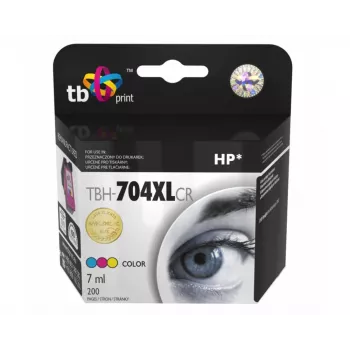 Náplň HP DJ IA 2060 barevná repasovaná XL TBH-704XLCR (HP č. 704 CN693AE)
