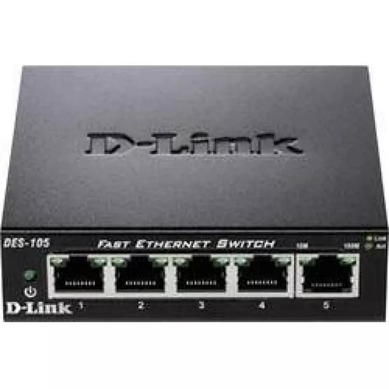 D-Link DES-105 Unmanaged L2 černý