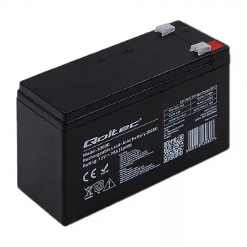 AGM (Absorbed Glass Mat) QOLTEC 53030 7 Ah 12 V 72 a