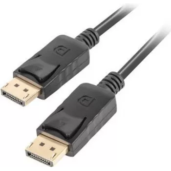 DisplayPort kabel LANBERG CA-DPDP-10CC-0005-BK 0,5 m, DisplayPort–DisplayPort, černý