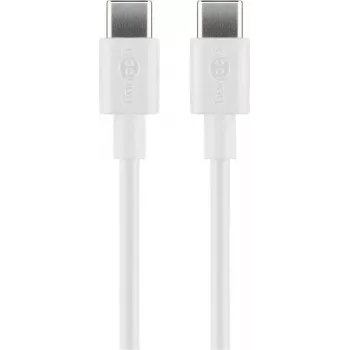 Napájecí a synchronizační kabel Goobay USB-C, 2 m, bílý