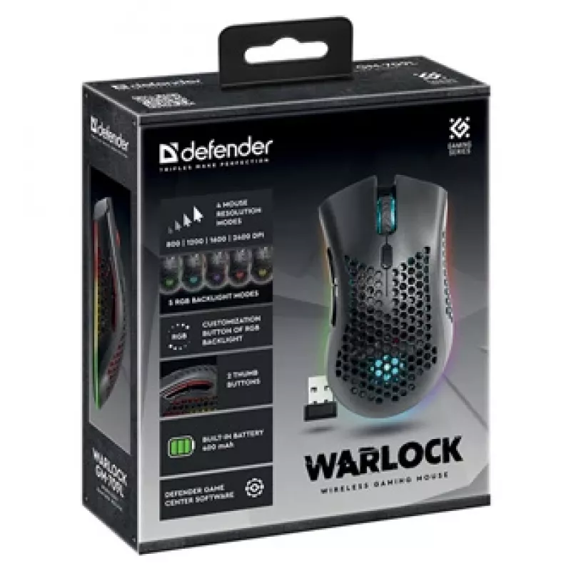 Defender 52709 Product 709 L herní myš, černá, USB