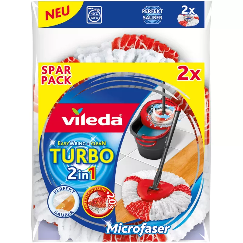 Náhradní mop Vileda červenobílý