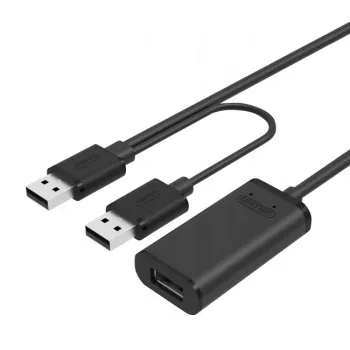 Aktivní prodlužovací kabel USB 2.0, 20 m; Y-279