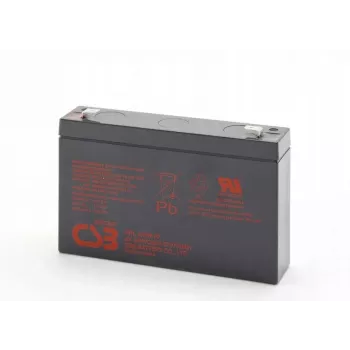 Dobíjecí olověný akumulátor csb HRL634WF2 6V 9Ah pro zálohování a UPS